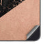 Black and Rose Gold Marble Split Galaxy S25 Skin